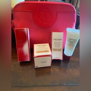 Shiseido Ginza Tokyo Ultimune, Benefiance cream, serum, foam & makeup bag